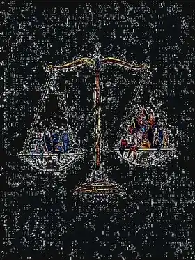 Акварельная иллюстрация социальной справедливости и равенства